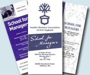 School for Managers Brochures